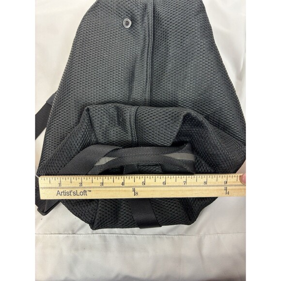 Lululemon Fast Track Convertible Bag Black Mesh Sling Shoulder Backpack Duffel - Picture 12 of 14